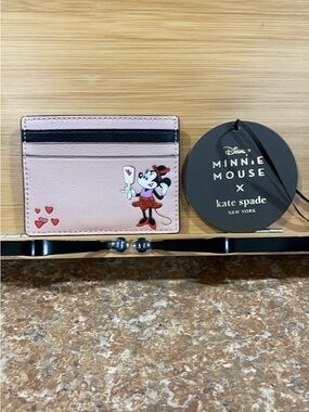 Kate Spade x Minnie Mouse Slim Cardholder NWT